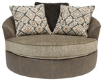 Albalone Oversized Swivel Accent Chair
