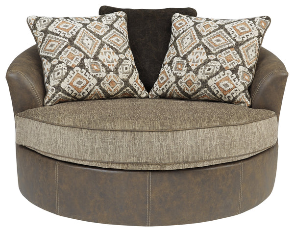 Albalone Oversized Swivel Accent Chair