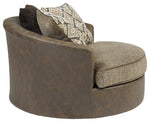 Albalone Oversized Swivel Accent Chair