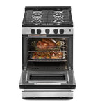 24-inch Freestanding Gas Range with Sealed Burners