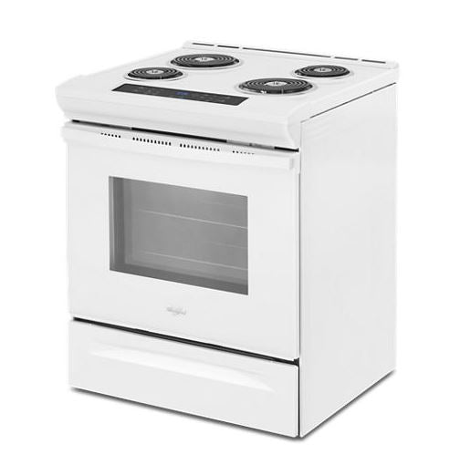 4.8 cu. ft. Guided Electric Front Control Coil Range