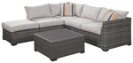 Cherry Point Sectional w/Ottoman & Coffee Table