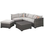 Cherry Point Sectional w/Ottoman & Coffee Table