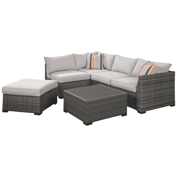 Cherry Point Sectional w/Ottoman & Coffee Table
