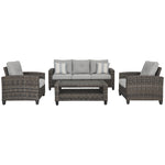 Cloverbrooke Sofa, Table, & Chairs (set of 4)