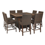 Paradise Trail Square Bar Table w/Fire Pit