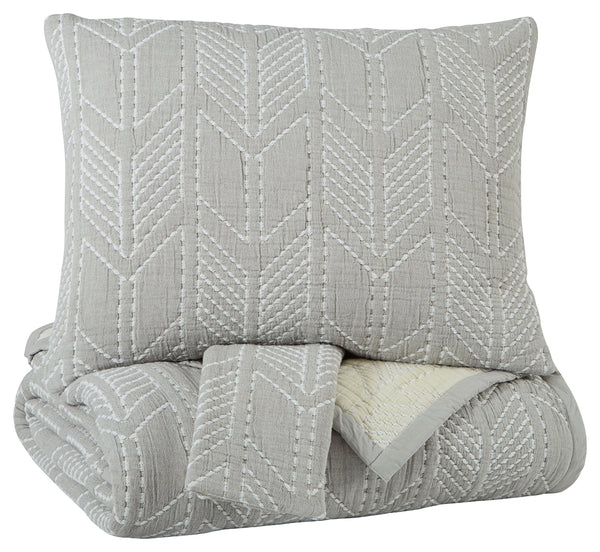 Jaxine Queen Coverlet Set