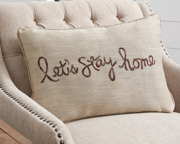 Let's Stay Home Accent Pillow (set of 4)