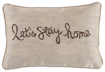 Let's Stay Home Accent Pillow (set of 4)