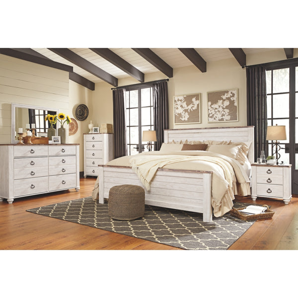 Willowton King Panel Bed Frame