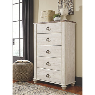 Willowton Five Drawer Chest