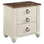Willowton Two Drawer Night Stand