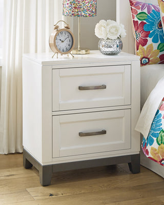 Brynburg Two Drawer Nightstand