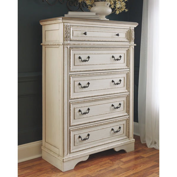 Realyn Five Drawer Chest