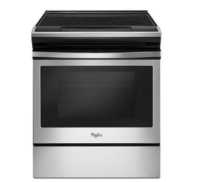 4.8 cu. ft. Guided Electric Front Control Range With The Easy-Wipe Ceramic Glass Cooktop