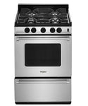 24-inch Freestanding Gas Range with Sealed Burners