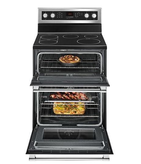 30-Inch Wide Double Oven Electric Range With True Convection