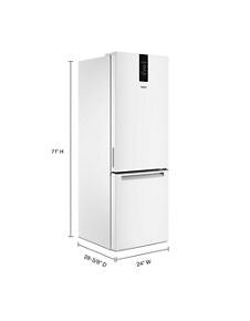 24-inch Wide Bottom-Freezer Refrigerator - 12.7 cu. ft.