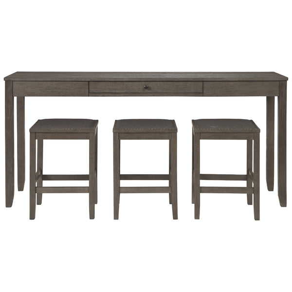 Caitbrook Dining Room Counter Table Set