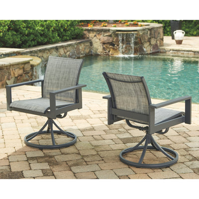 Okada Sling Swivel Chair (set of 2)