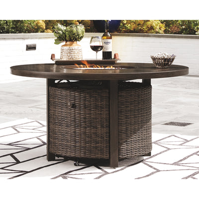 Paradise Trail Round Fire Pit Table