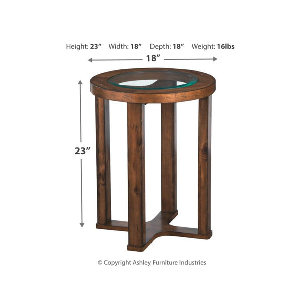 Hannery Round End Table